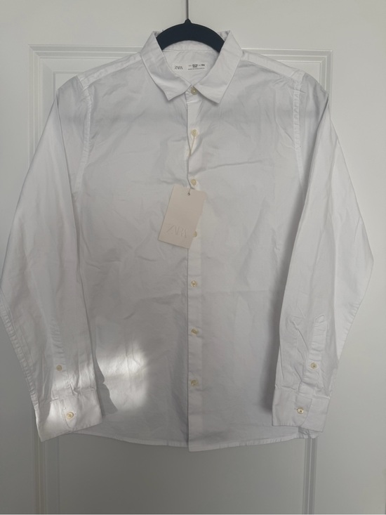 Zara Other - Zara Boy’s White Long-Sleeve Button-Up Shirt Size 13-14